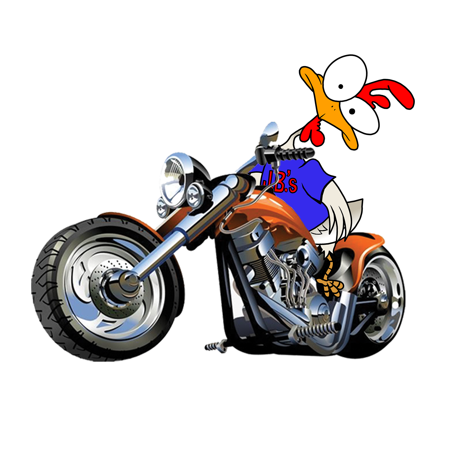 chickenonbike